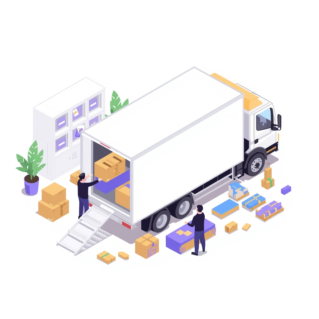 Services lucid origin create a high quality 3d illustration for a removals and storage services websit 0